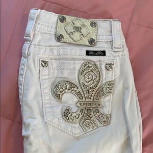 Miss me white jeans